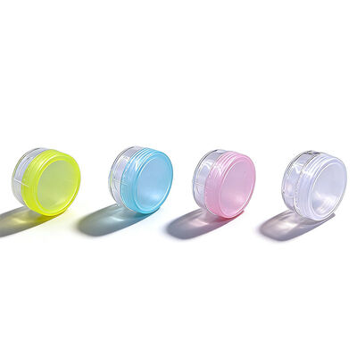 ГОРЯЧАЯ распродажа косметических контейнеров 10 г 15 г, пластиковая банка из полистирола (PS) для крема для глаз и лица, мини-банка для тела