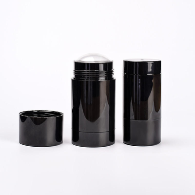 Круглый извив вверх по ясности контейнера 30g 50g 75g трубок дезодоранта Salve пластиковой пустой