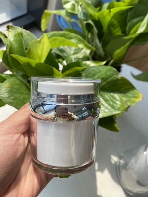 Refillable двойная стена вокруг опарника безвоздушной сливк опарника насоса акриловой упаковывая