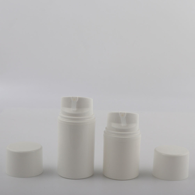 Белая бутылка 30ml 50ml 80ml сыворотки сливк PP пластиковая косметическая упаковывая безвоздушная