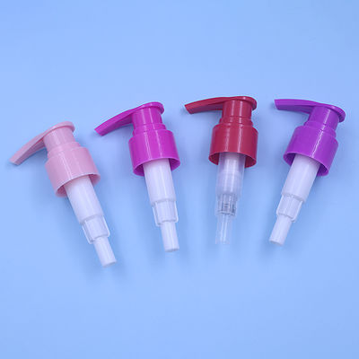 Factory Price 24/410 Lotion Pump Colorful PP Plastic Screw Down Lock Liquid Dispenser Pump For Body Lotion Bottle