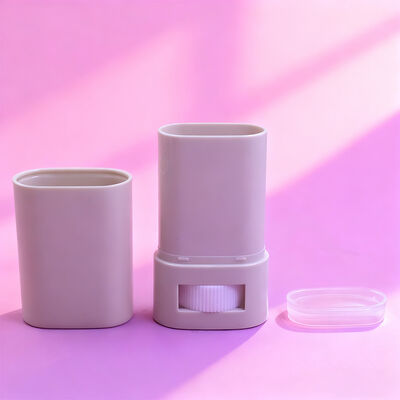 Индивидуальная овальная плоская упаковка для дезодоранта-стика 15 г 20 г, закручивающаяся, многоразовая упаковка для дезодоранта для тела, контейнеры для солнцезащитного крема, тубы для дезодоранта