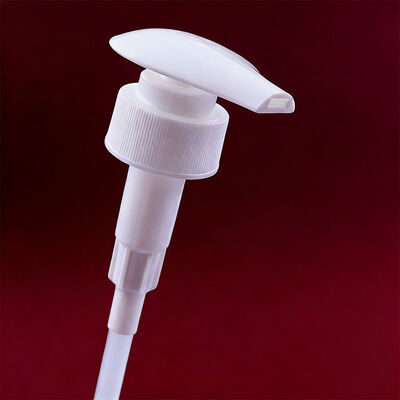 Большой насос для шампуня и лосьона с плоской головкой 28/410 для бутылки