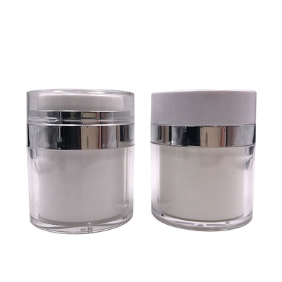 Акриловый безвоздушный опарник сливк насоса, косметический опарник 50ml 50g контейнера для упаковки лосьона