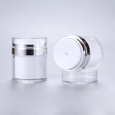 Акриловый безвоздушный опарник сливк насоса, косметический опарник 50ml 50g контейнера для упаковки лосьона