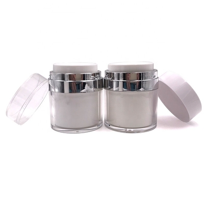 опарник сливк насоса 1oz 4oz безвоздушный, акриловый косметический опарник для упаковки skincare
