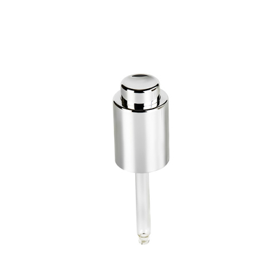 округлая форма капельницы 18mm косметическая небольшая стеклянная с бамбуковой кнопкой