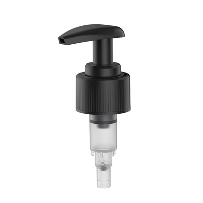 цвет черноты насоса лосьона винта 24mm 28mm с ровным ребристым закрытием