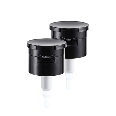 Черный пластиковый насос 28mm перевозчика маникюра 33mm для бутылки косметической красоты очищая